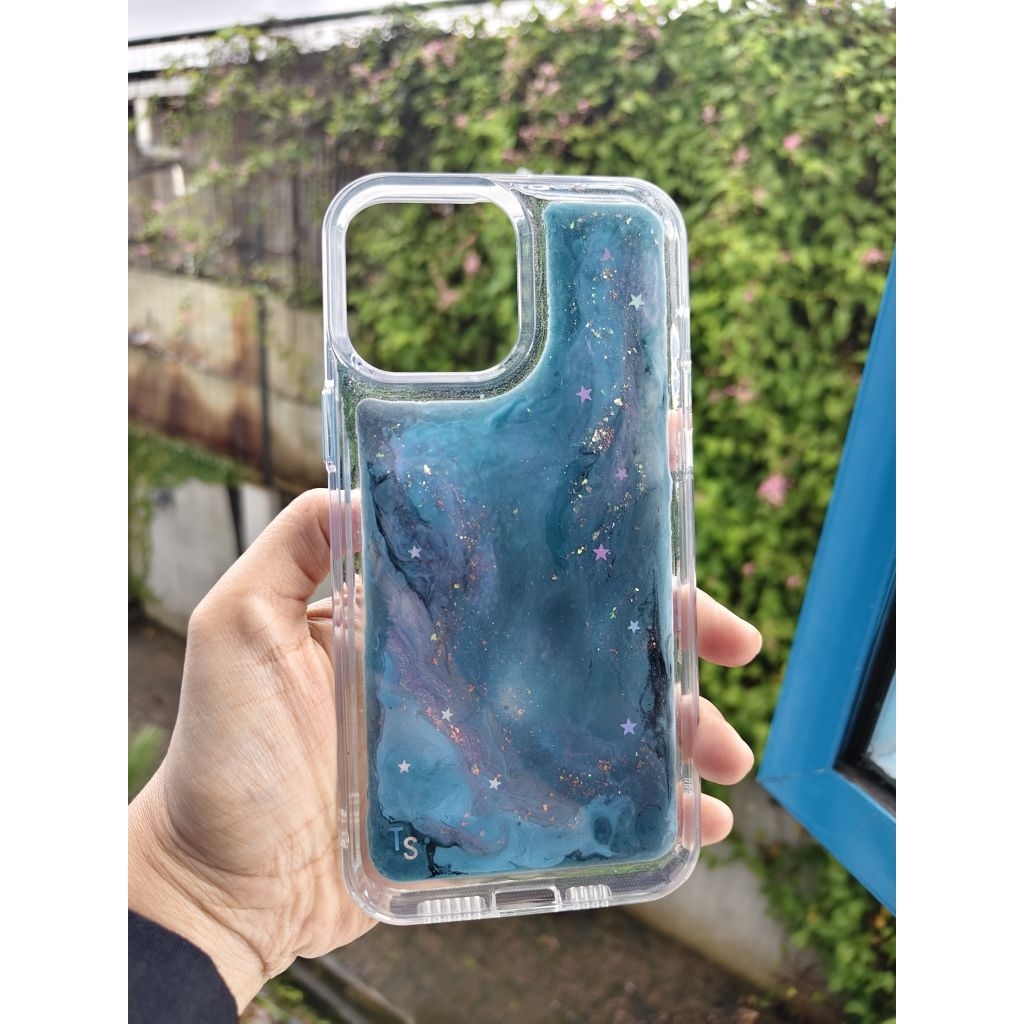 CUSTOM PHONE CASE RESIN ART (Warna dan glitter)