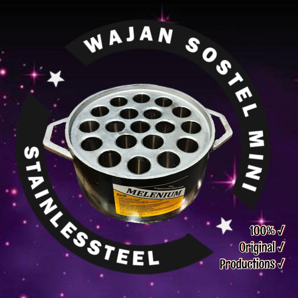 WAJAN SOSTEL MINI MELENIUM 19 LUBANG