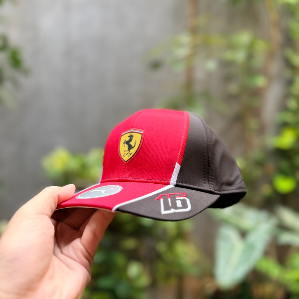 Topi Charles Leclerc Ferrari 2023 Caps F1, Formula 1 Original PUMA – BRAND NEW