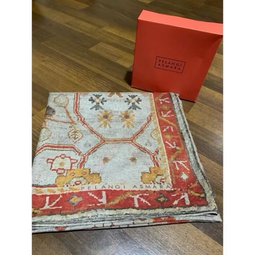 preloved hijab pelangi asmara