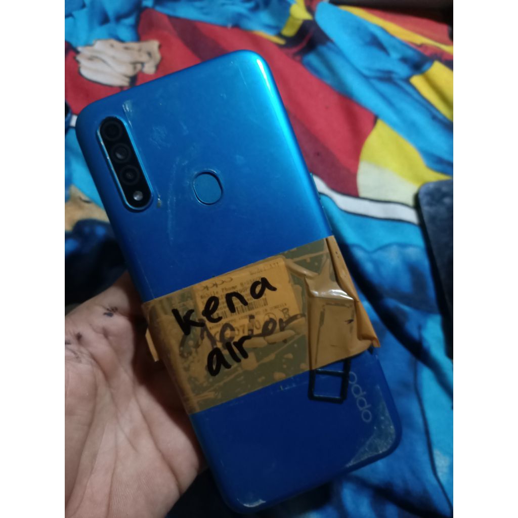 Unit Oppo A31 Refubish Mati Kena Air (Cek Vidio)(Baca Deskripsi)