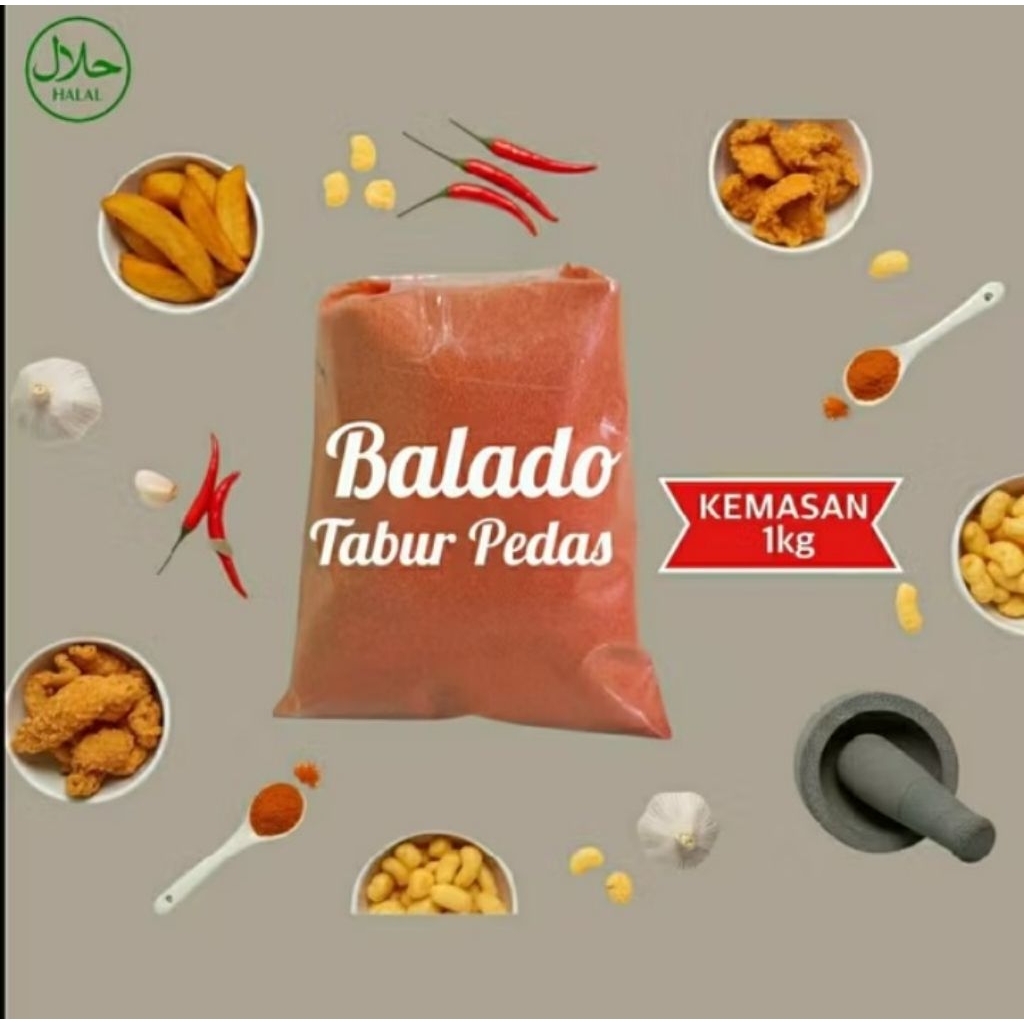 Balado Bumbu Tabur Pedas Manis Gurih Ukuran 1kg Repack