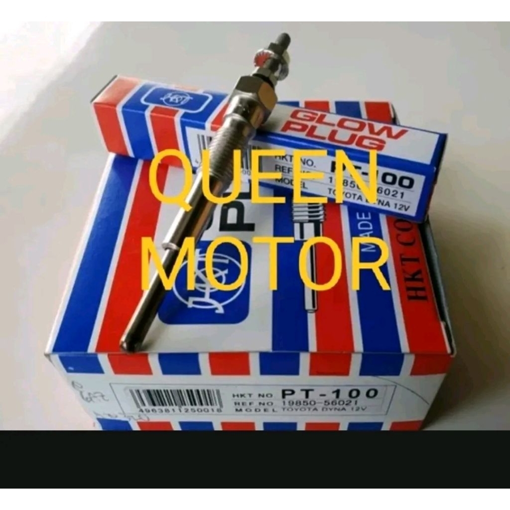 GLOW PLUG BUSI PEMANAS PT100 12v RINO DYNA DELTA TAFT GT