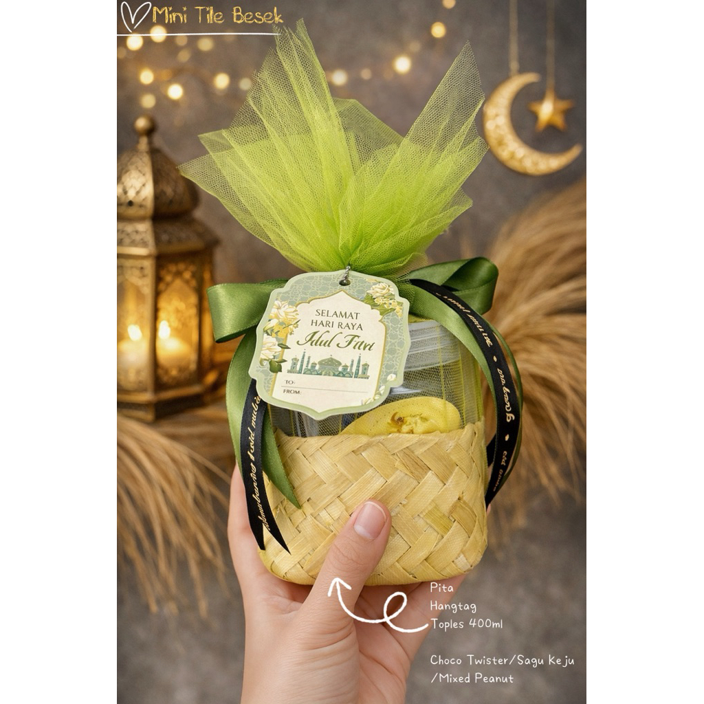 Hampers Lebaran - Hampers Lebaran Mini Besek Tile
