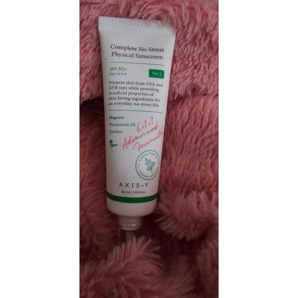 AXIS Y Complete No-Stress Physical Sunscreen (PRELOVED)