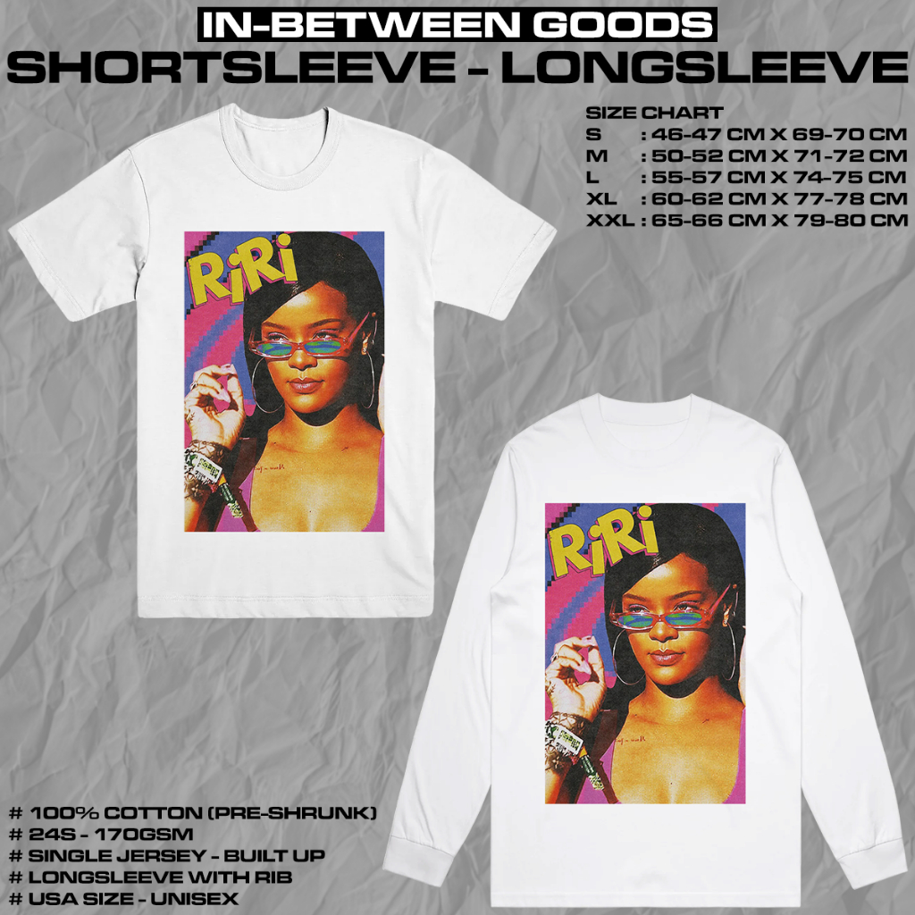 RIHANNA - BADGALRIRI | T-SHIRT | LONGSLEEVE | MUSIC MERCH