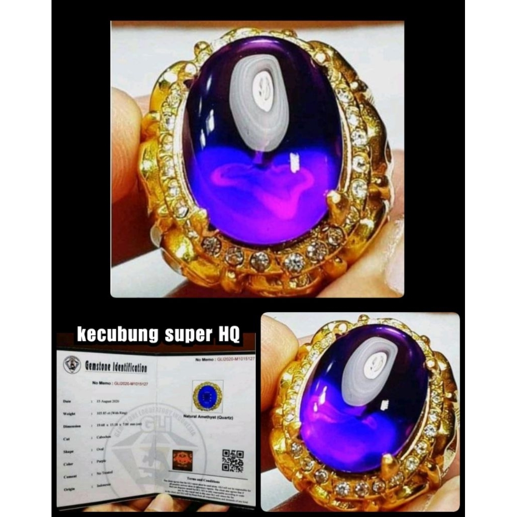 original batu mulia k3cubung super asli Borneo indonesia