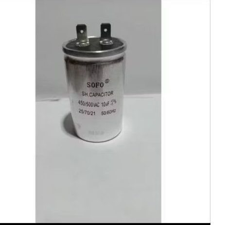 CAPASITOR  MESIN CUCI 1 TABUNG 10uf