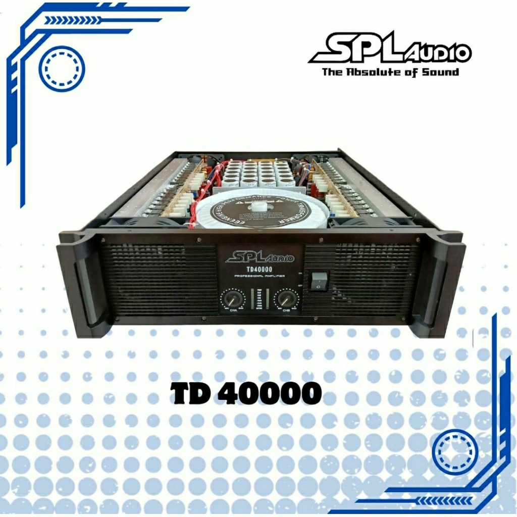 POWER AMPLIFIER SPL AUDIO TD 40000 SPL Audio Power Amplifier 2X4000watt