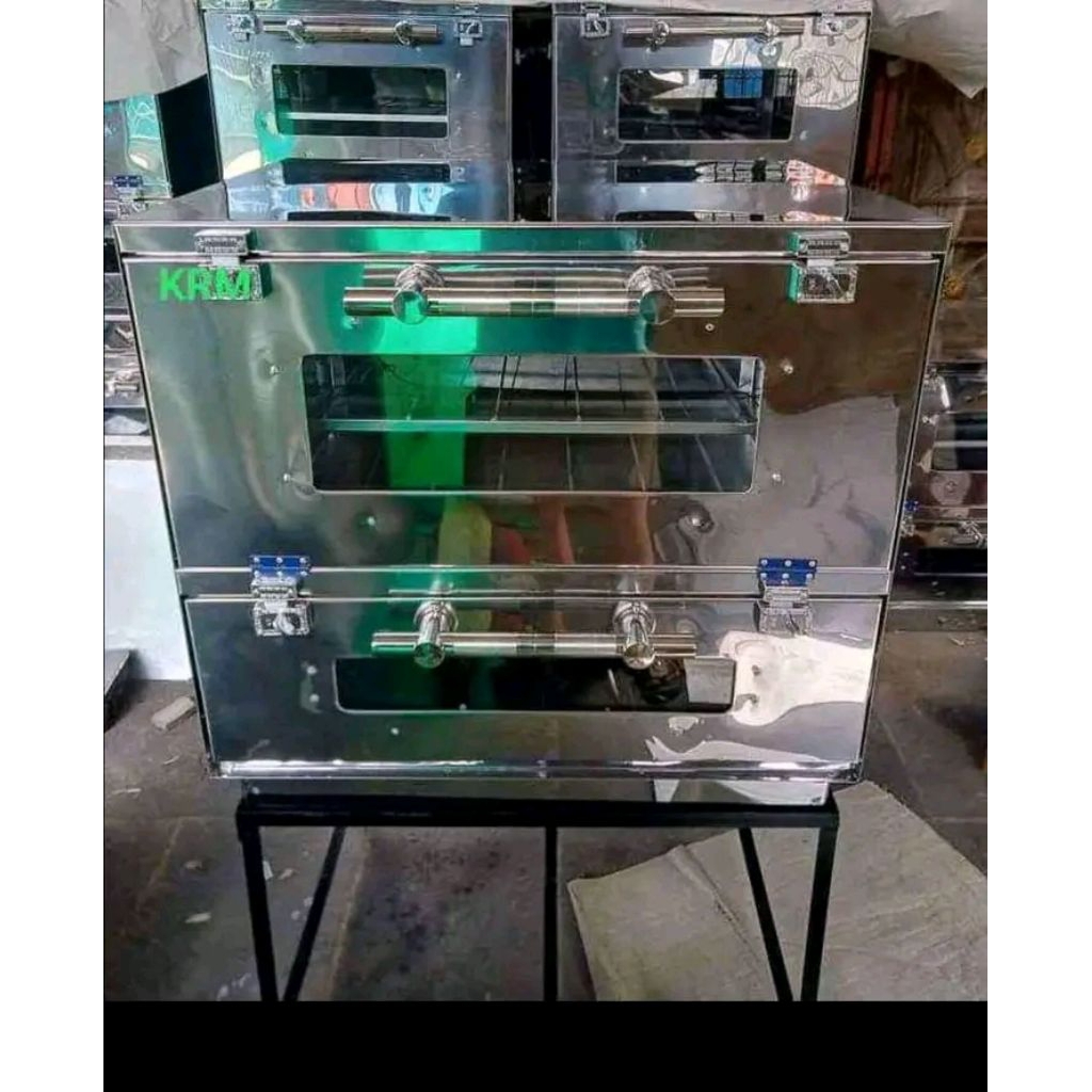 OVEN GAS STAINLESS STEEL 60X40