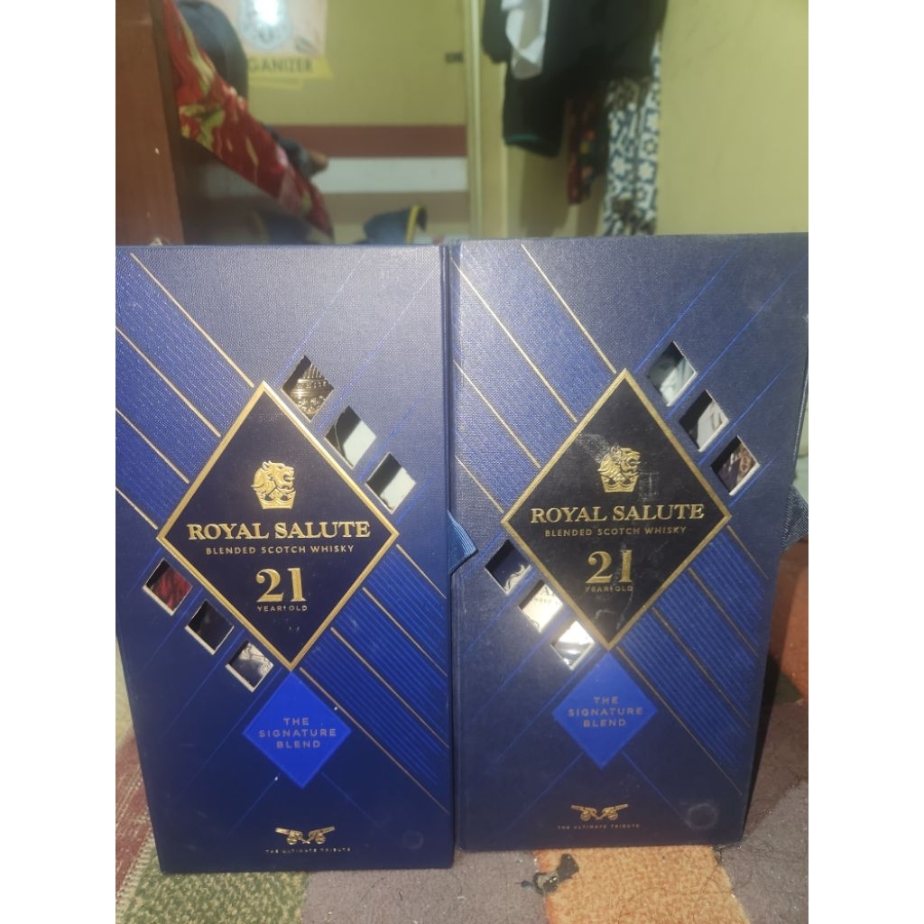 botol kosong royal salute 21th