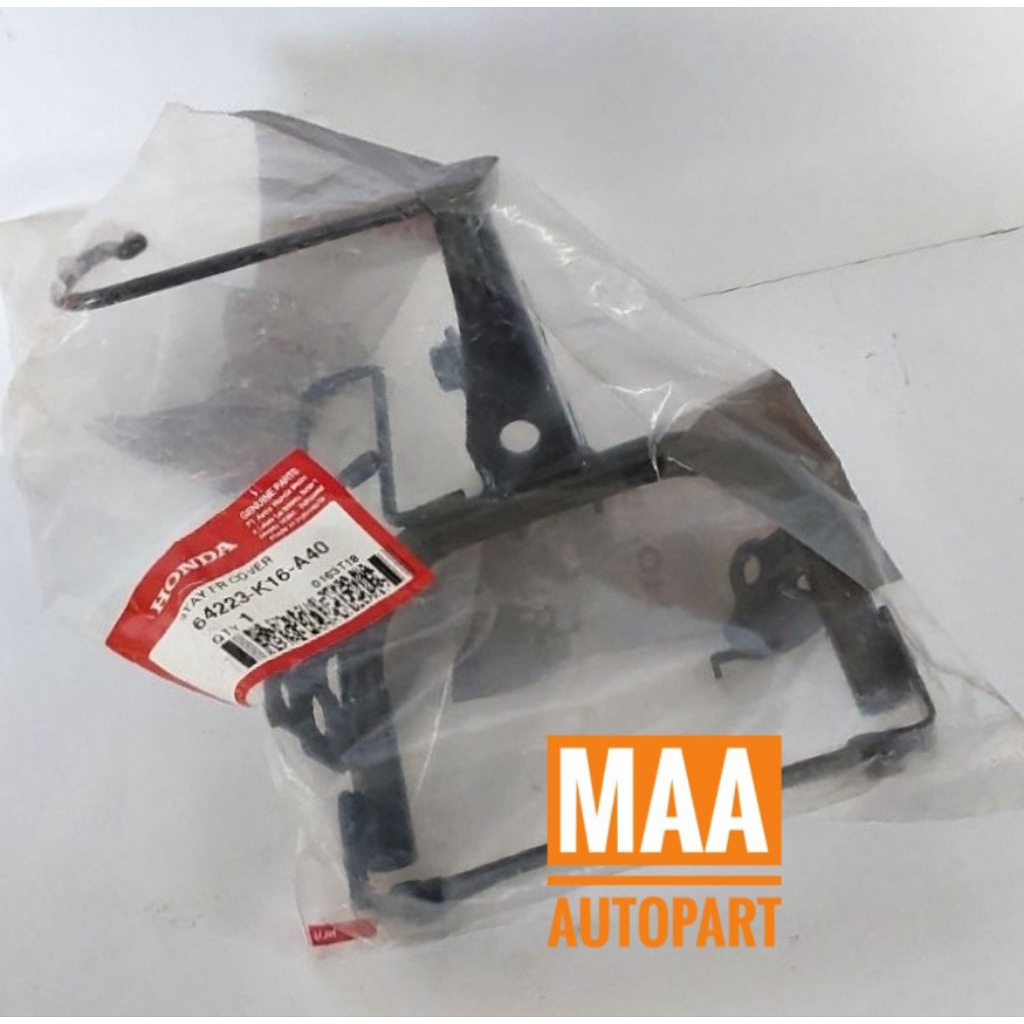 Stay Front Cover Bracket Dudukan Panel Tameng Depan Scoopy Esp K16 2015 2016 2017 64223K16A40 Asli