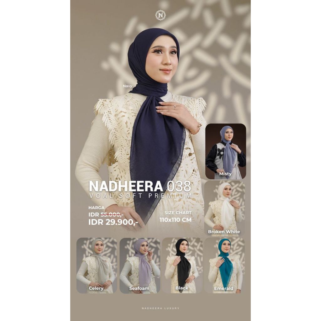 HIJAB SEGIEMPAT VOAL NADHEERA 038