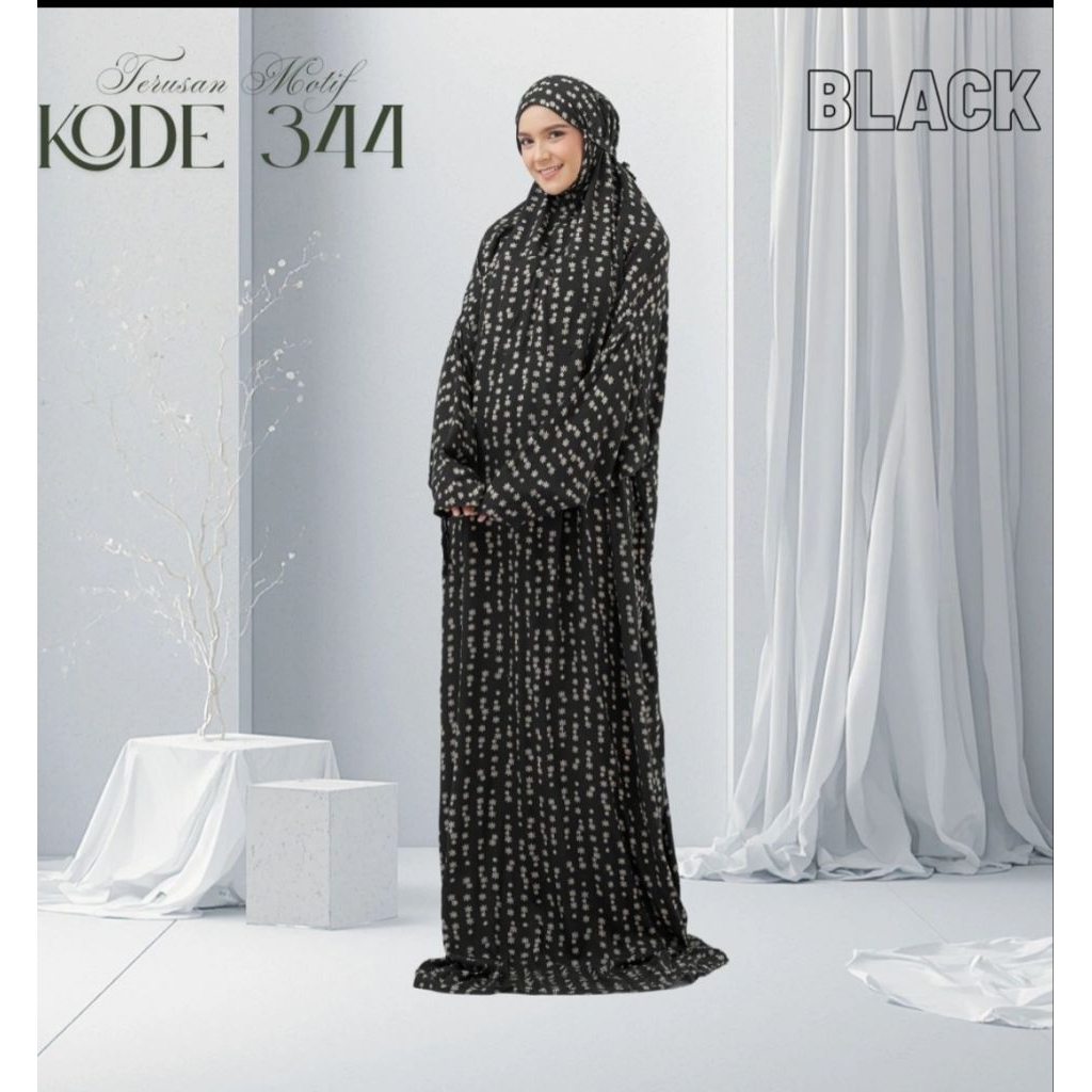 MUKENA TERUSAN HADRAMAUT MOTIF