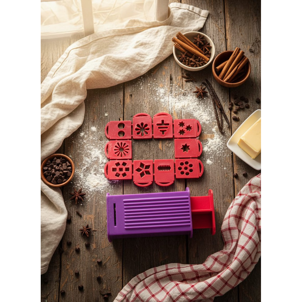 Alat Serbaguna Cetakan Kue Akar Kelapa Kue Semprit Kue Nastar Gulung