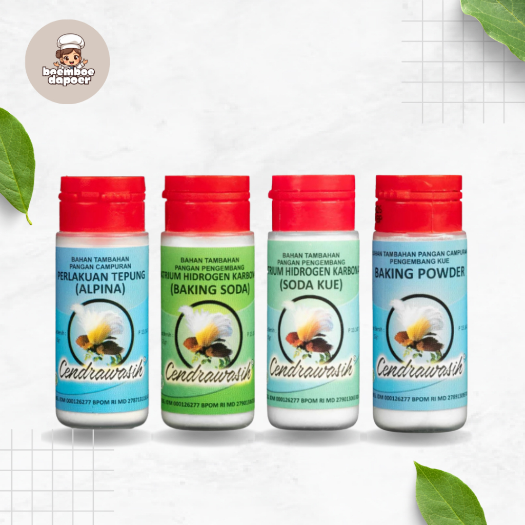 PAKET BAHAN KUE CENDRAWASIH ALPINA, BAKING POWDER, BAKING SODA & SODA KUE