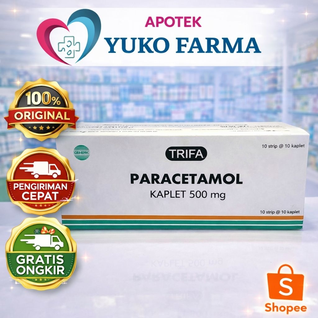 PARACETAMOL 500MG KAPLET TRIFA