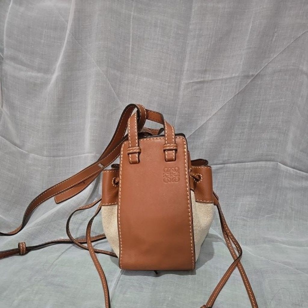 TAS MINI HAMMOCK LW CALFSKIN CANVAS PRELOVED