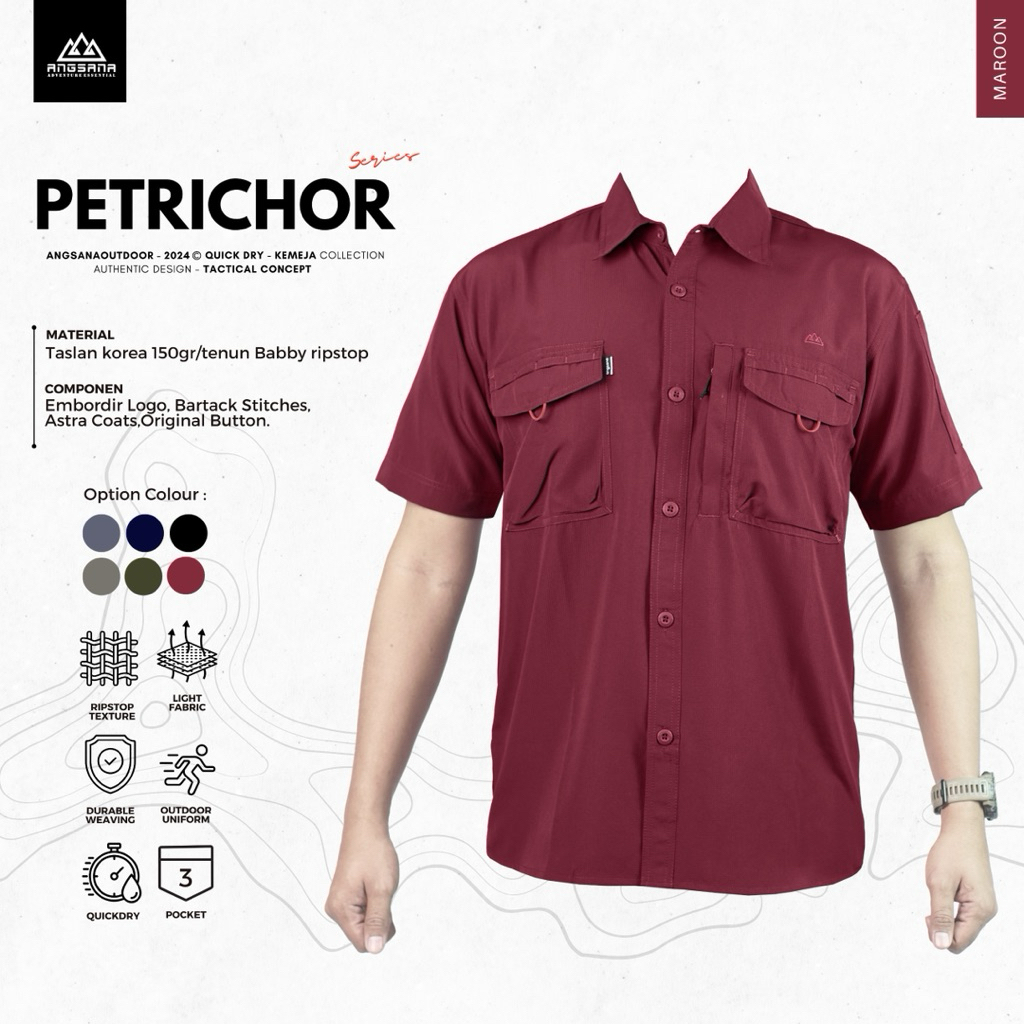 KEMEJA ANGSANA SERI PETRICHOR