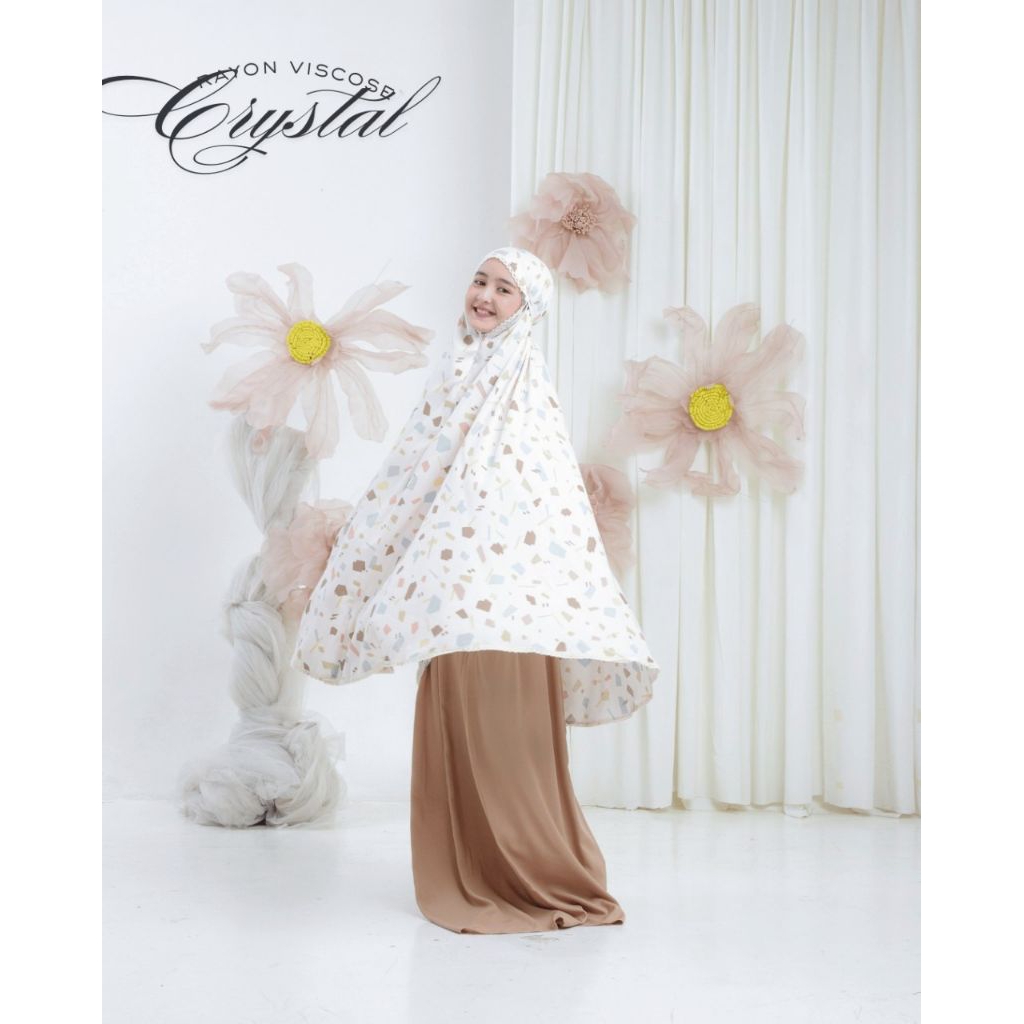 Memboemi-Mukena Remaja Bahan Rayon Viscose 2in1 Motif Lucu