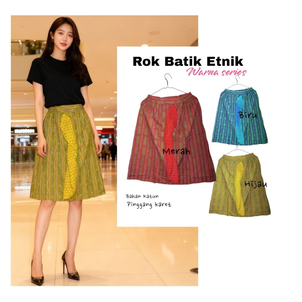 AZ BISA COD PROMO Rok Batik Modis Kekinian Etnik