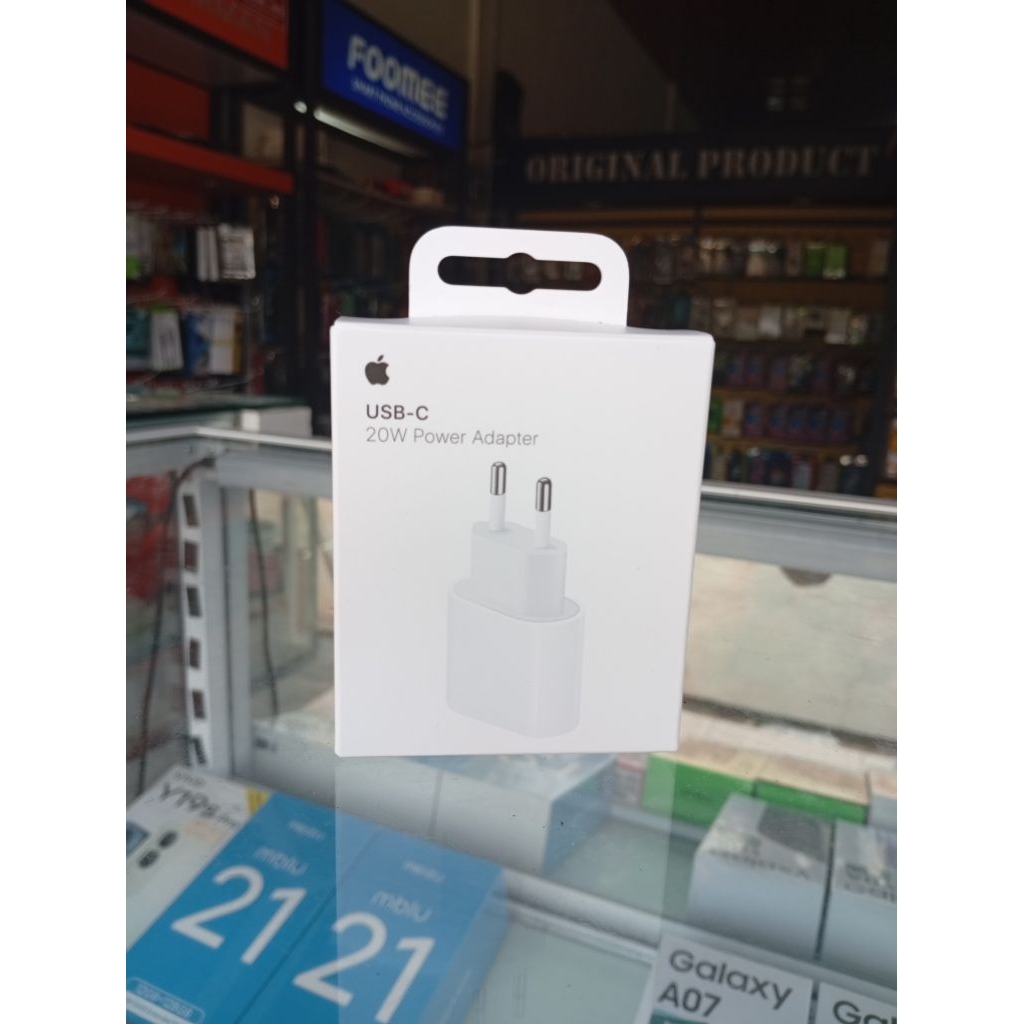 kepala charger iphone original garansi tam