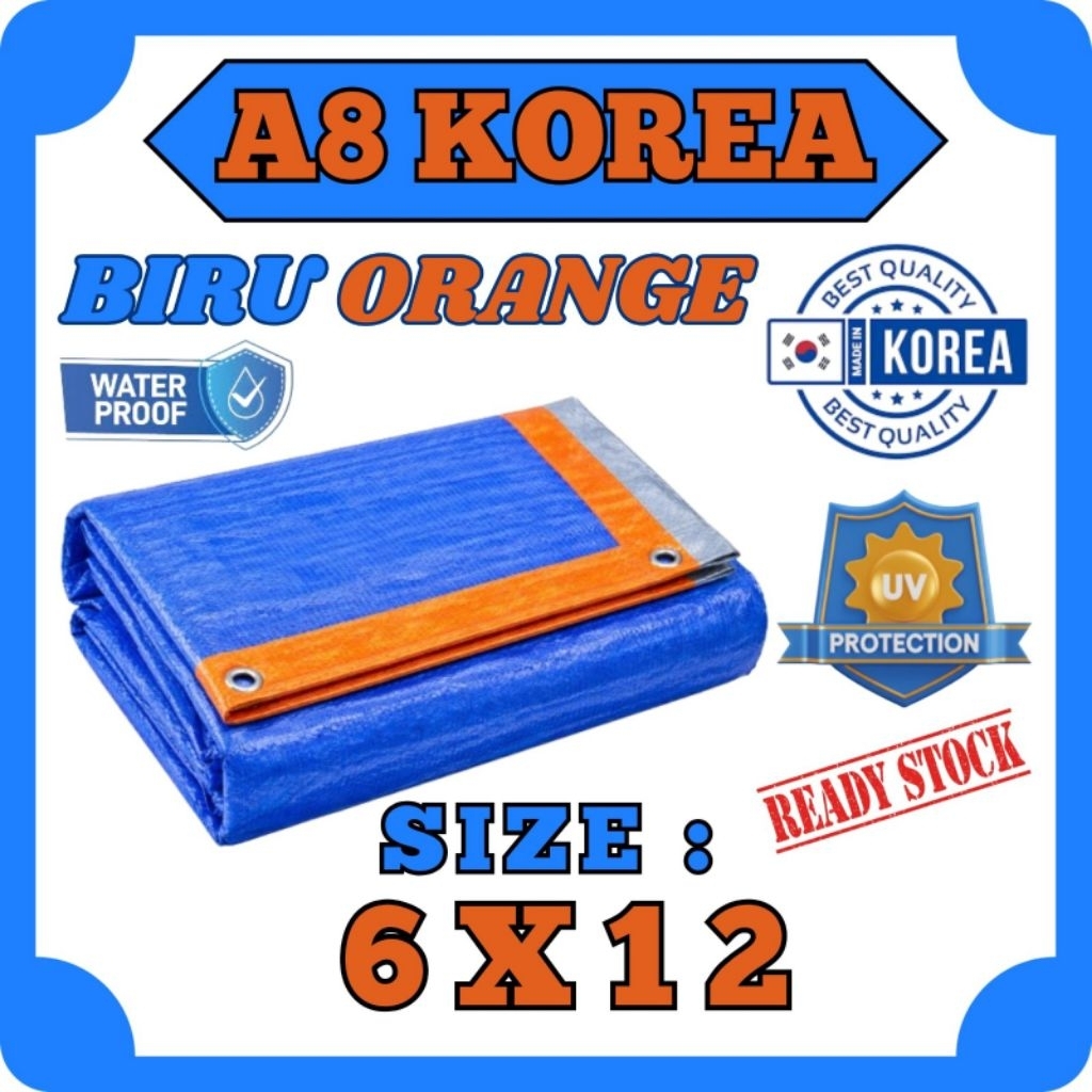 Terpal A8 ukuran 6x12