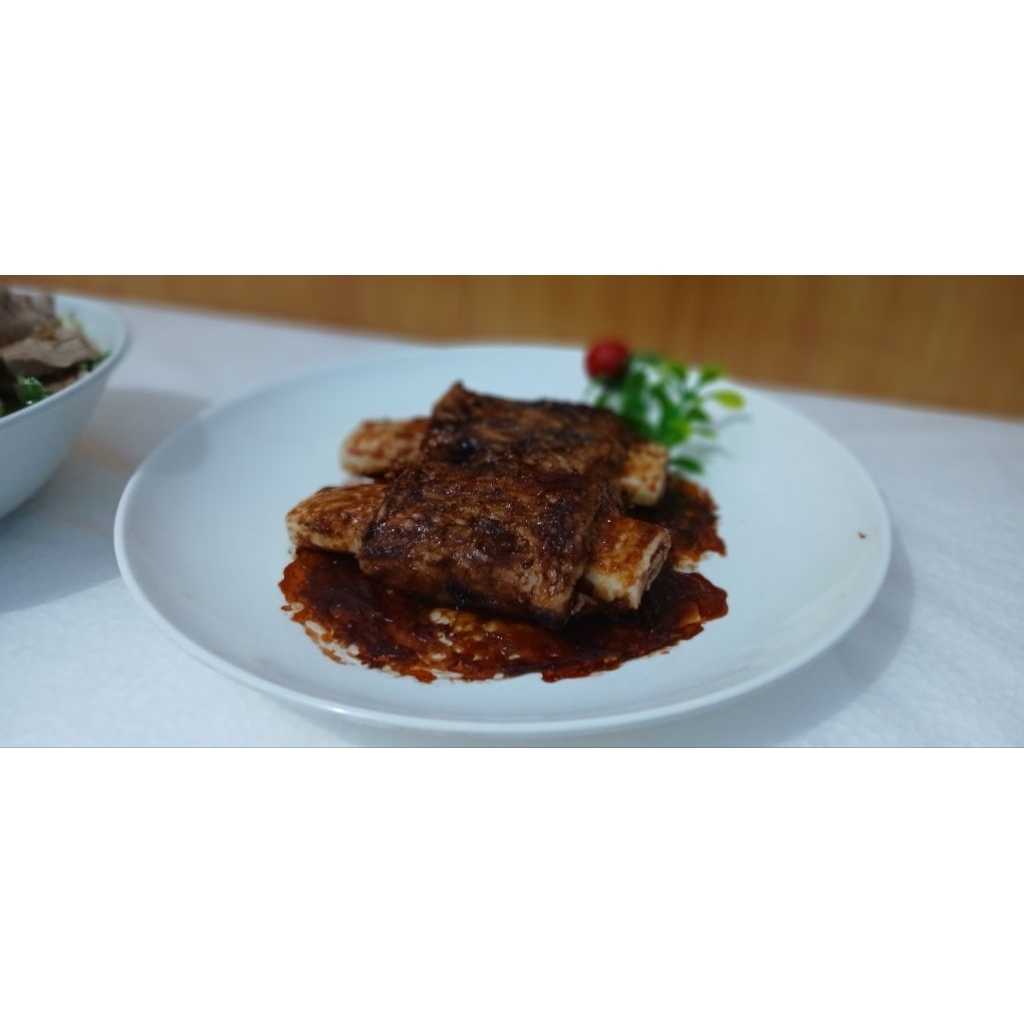 replika makanan iga bakar, iga bakar palsu, iga bakar artificial untuk pajangan