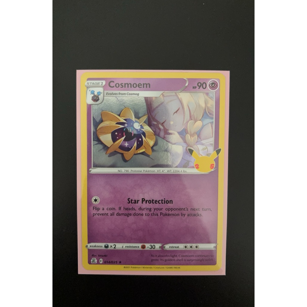 Official Pokemon Card Cosmoem Holo 014/025 Pokemon Celebrations 25th Anniversary English