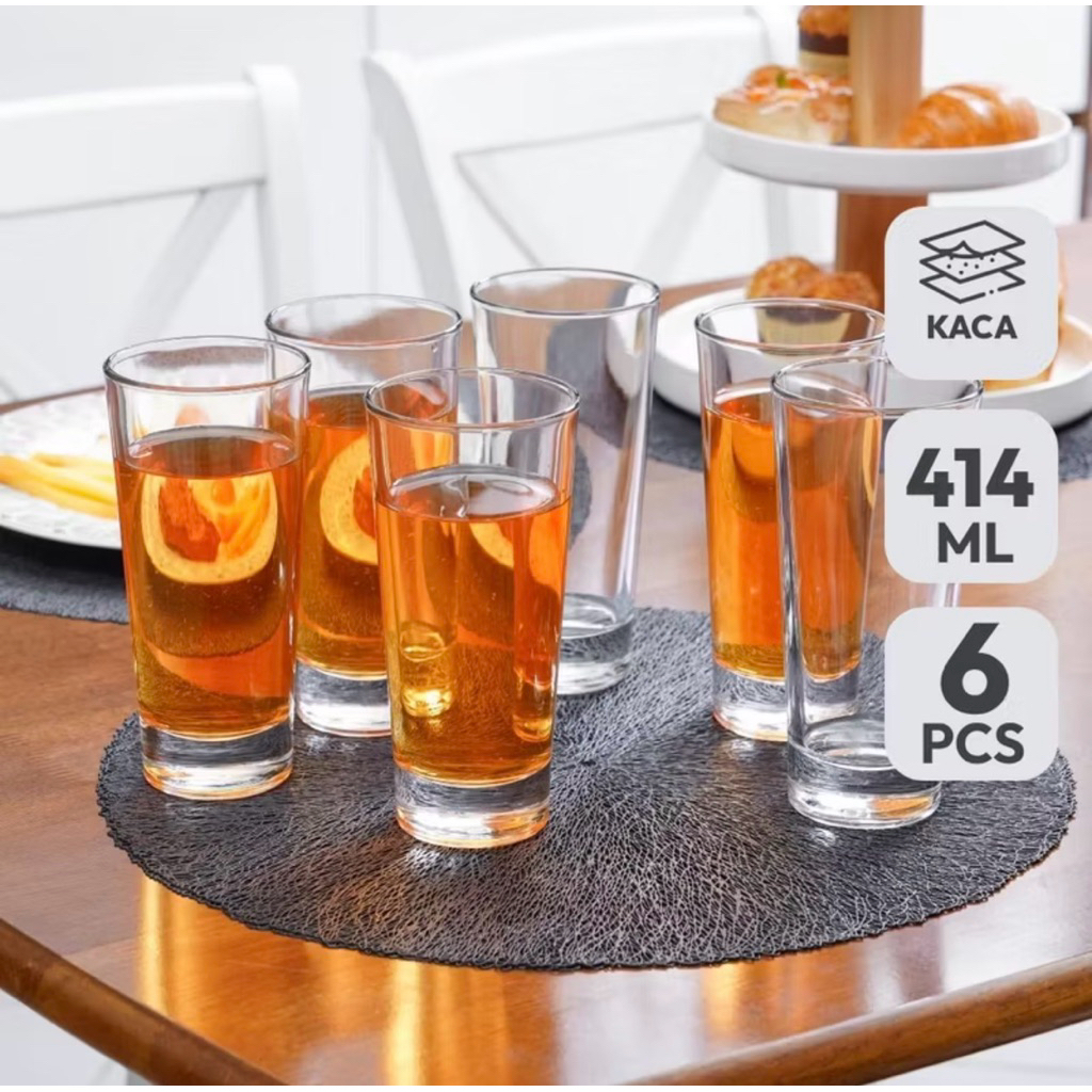 LIBBEY ELAN WATER GLASS – SET 6 PCS (414 ML)