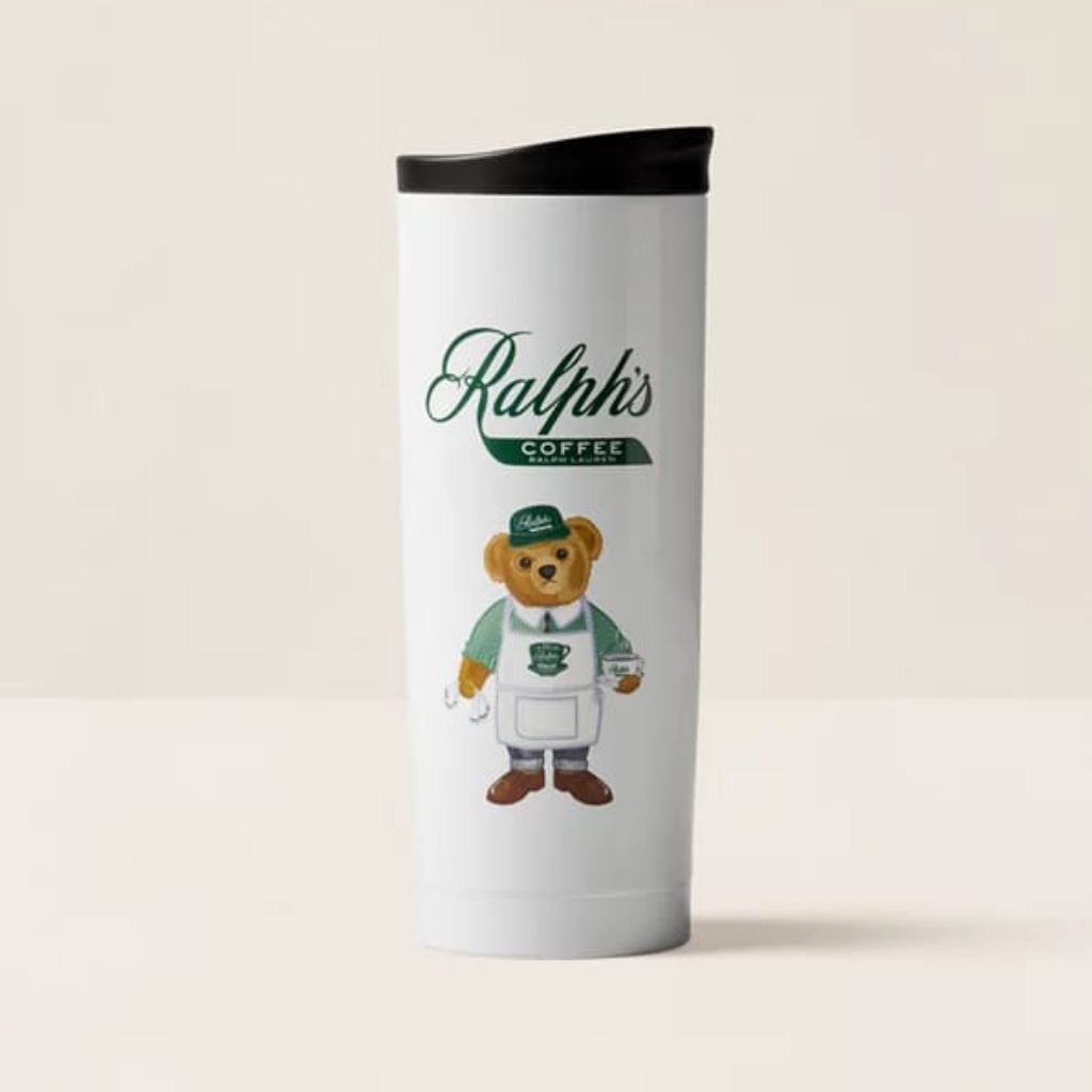 (PO KOREA) RALPH LAUREN BARISTA POLO BEAR COFFEE TUMBLR - ORIGINAL KOREA