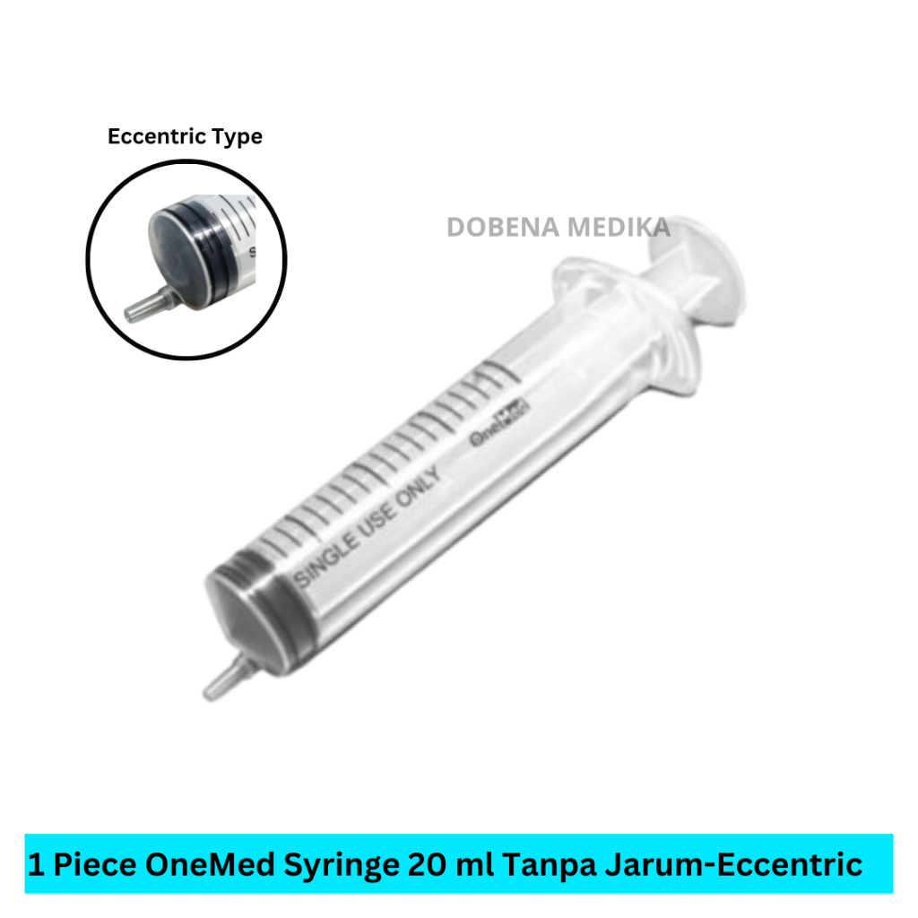 OneMed Syringe 20 ml Tanpa Jarum-Eccentric / Spuit 20 cc 20ml 20cc