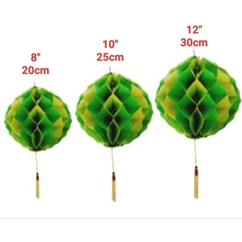 Lampion Idul Fitri / Lampion Lebaran / Honeycomb Idul Fitri