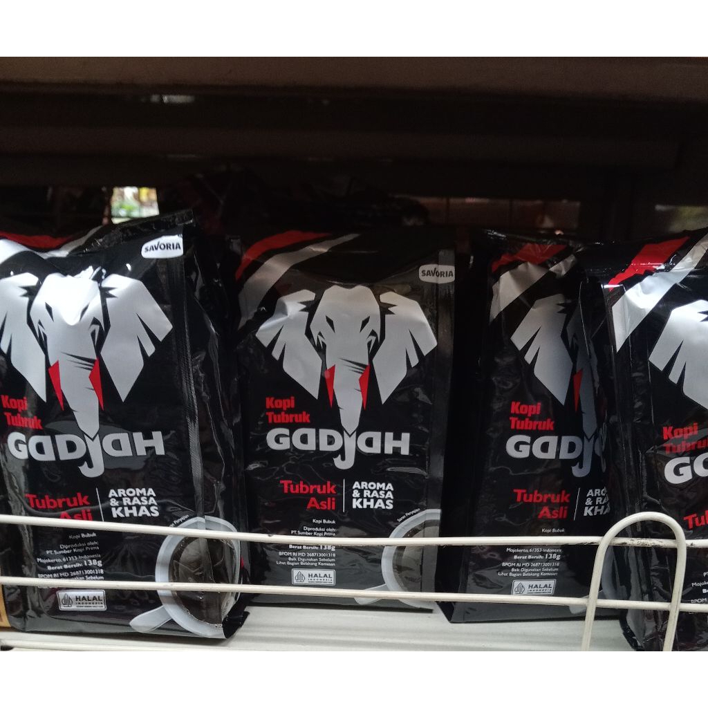 Gajah kopi tubruk asli 130/ 150 gr