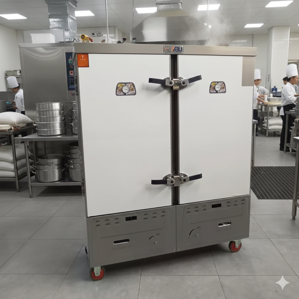 Gas Rice Steamer 12 tray / Mesin Rice steamer gas 12 tray / 12 nampan / mesin pengukus nasi 12 tray 