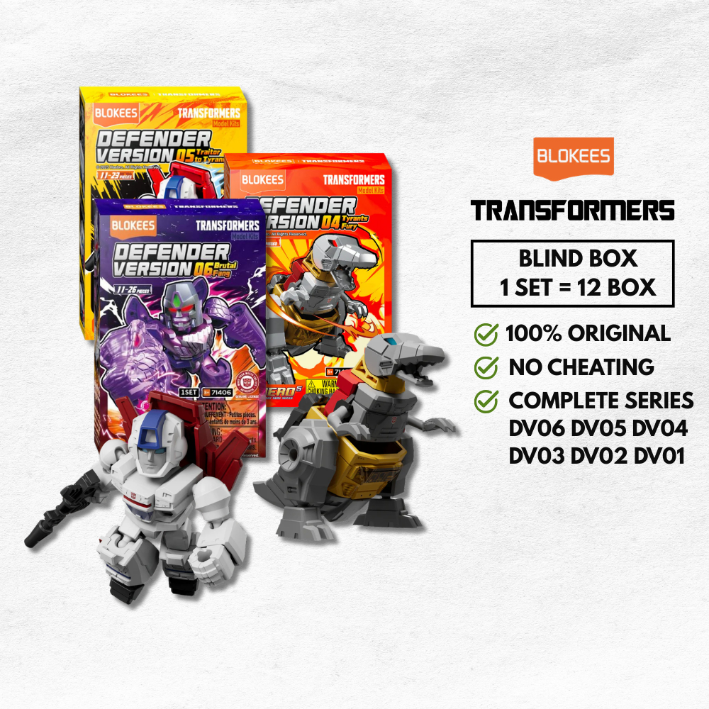 BLOKEES TRANSFORMERS DEFENDER VERSION DV06 DV05 DV04 DV03 DV02 DV01