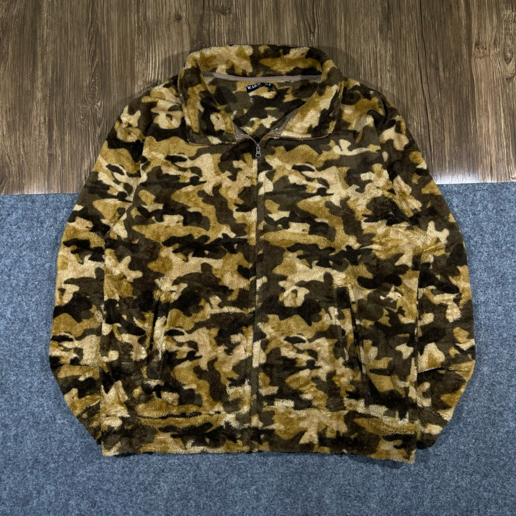 Jaket fleece camo Warm Boa second