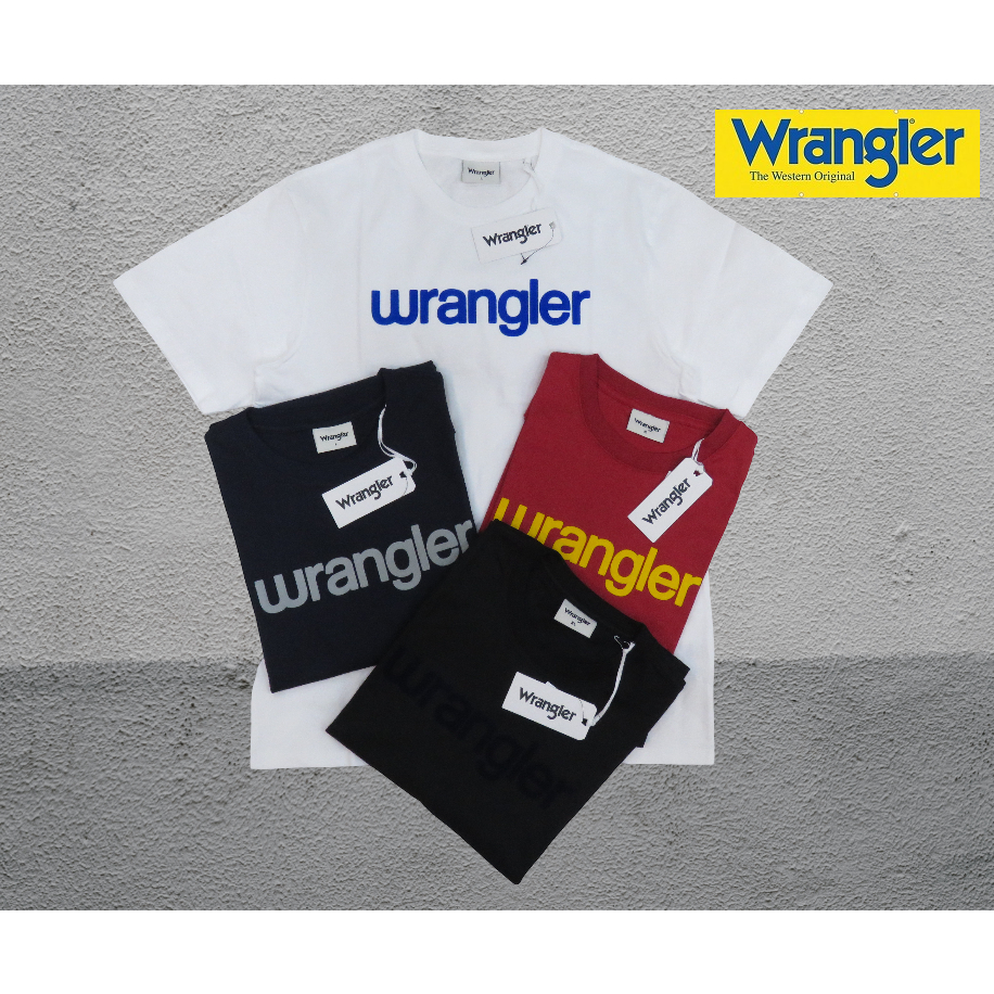 KAOS OBLONG PENDEK PRIA RELAXFIT BRAND ORI MEREK WRANGLER PRICE Rp.273.900