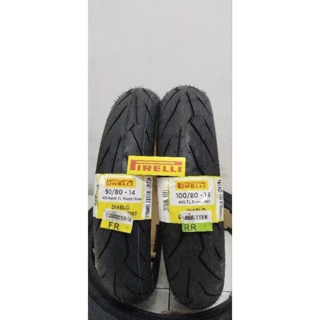 BAN DIABLO ROSSO UK 90/90 RING-14/ BAN MOTOR METIC DIABLO ROSSO