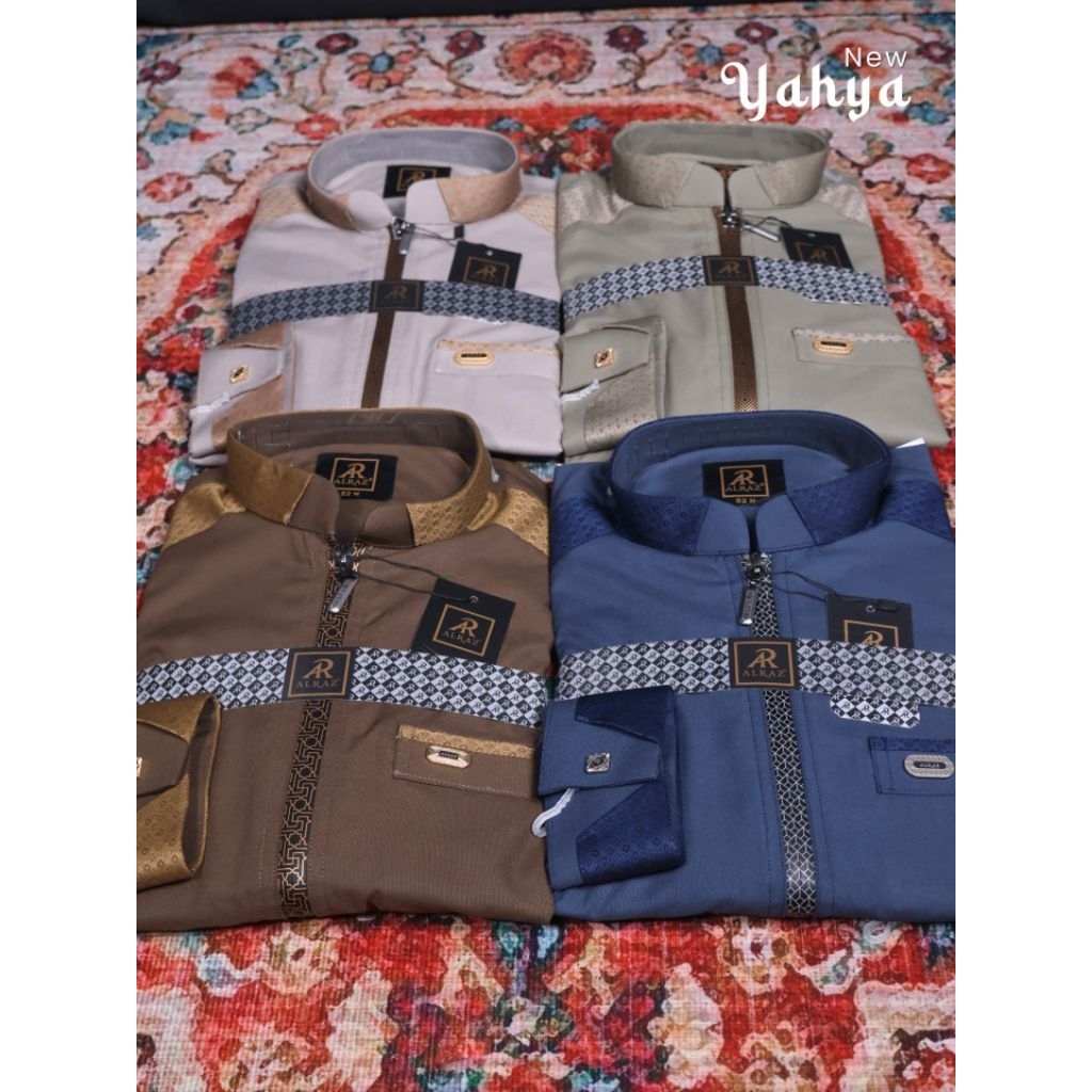 ALRAZ JUBAH TERBARU MODEL YAHYA ZIPPER