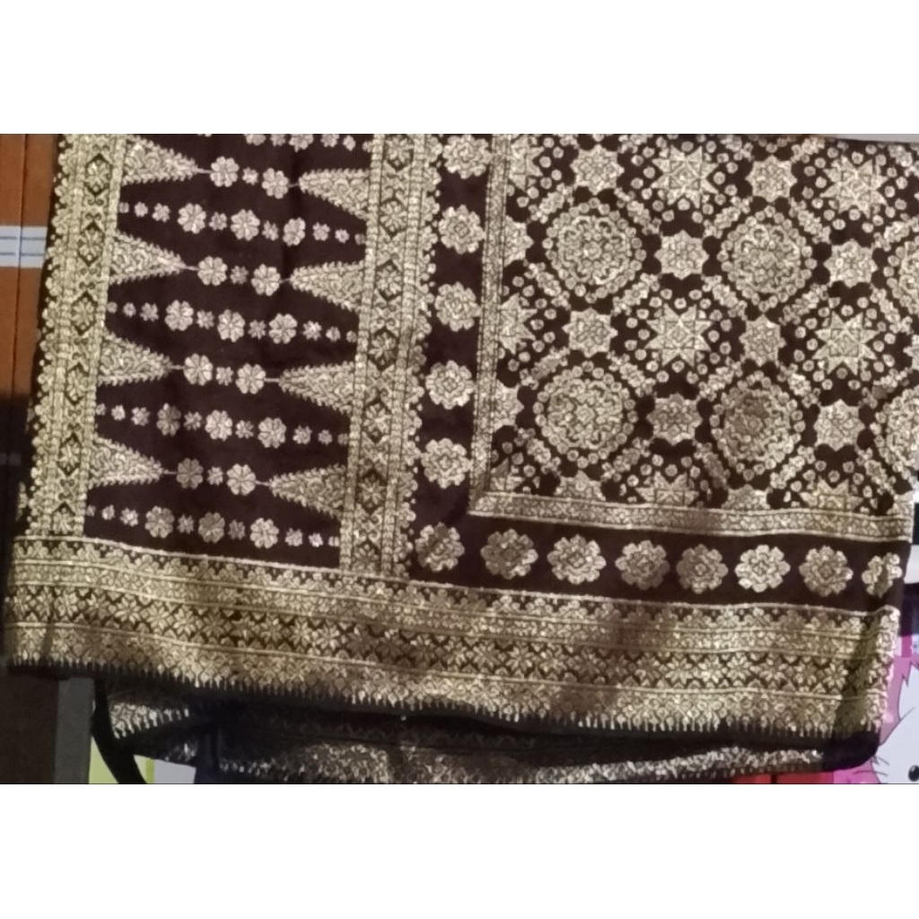 songket tenun sepasang pengantin/songket palembang asli tenun tangan
