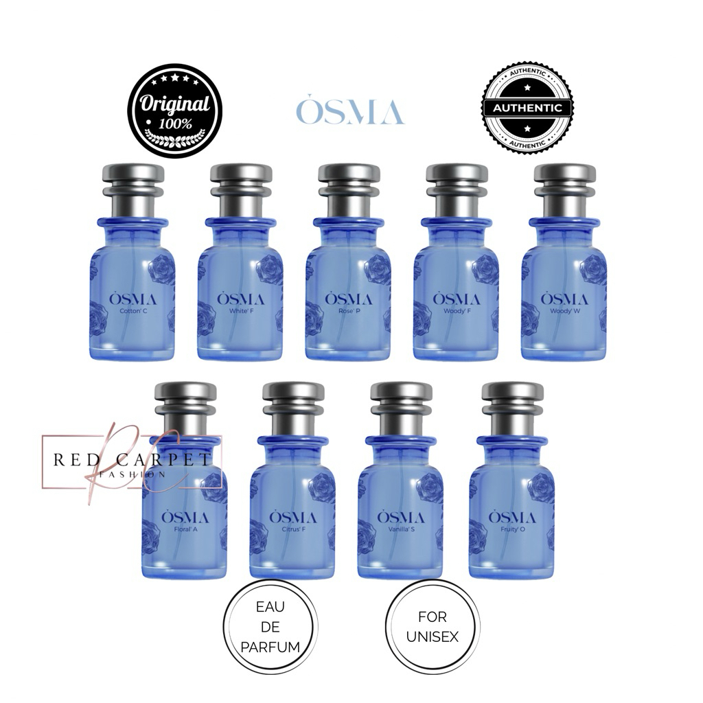 PARFUM OSMA WHITE' F / OSMA WOODY' F / OSMA ROSE' P / OSMA FLORAL' A / OSMA WOODY' W /OSMA VANILLA' 