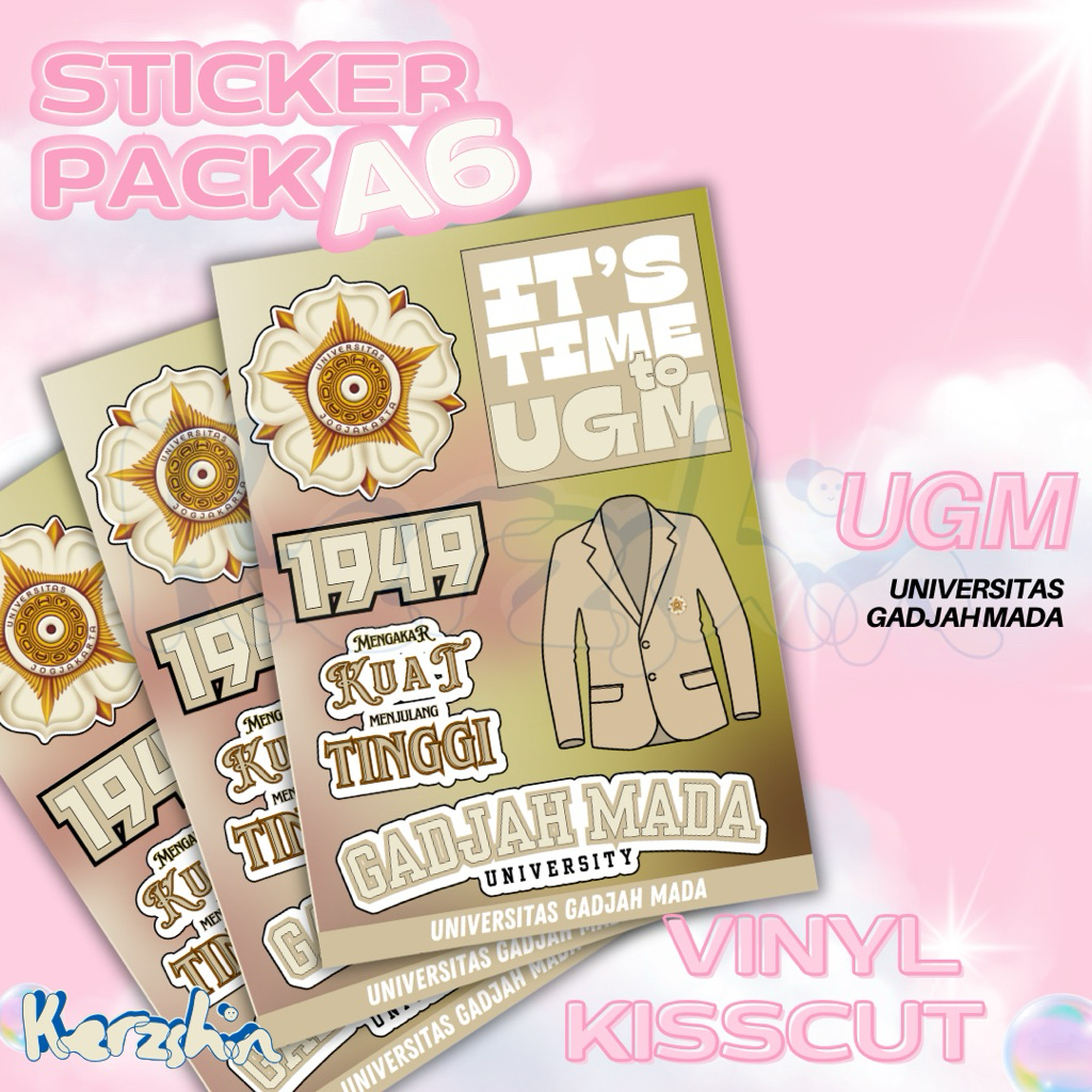 Stiker Universitas Gadjah Mada - UGM
