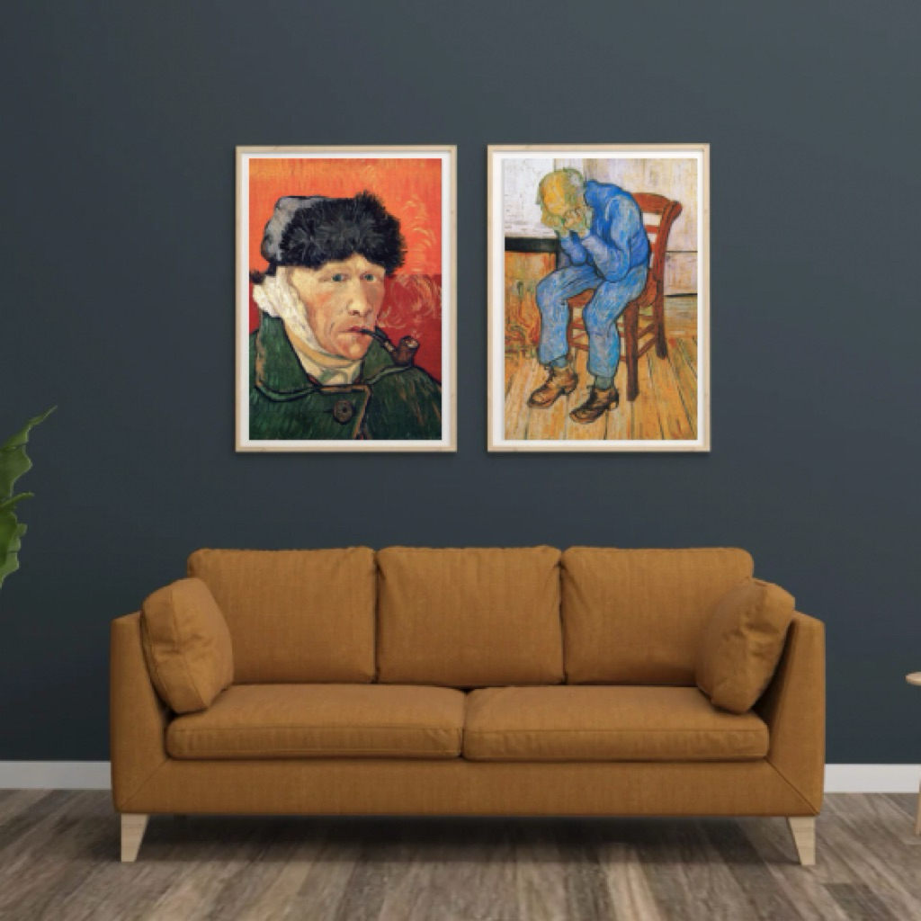 Lukisan Cetak Karya Vincent Van Gogh (Bahan Canvas)