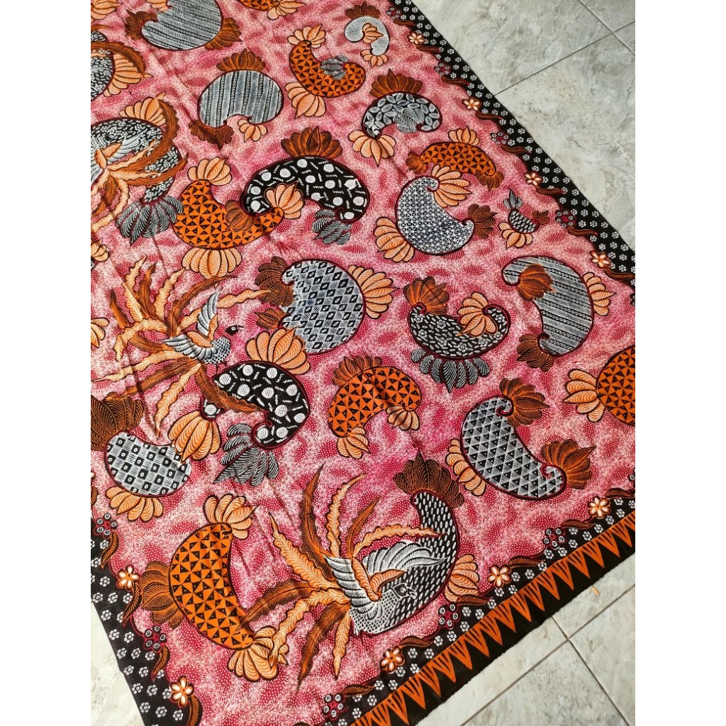 Batik tulis Premium merah maroon