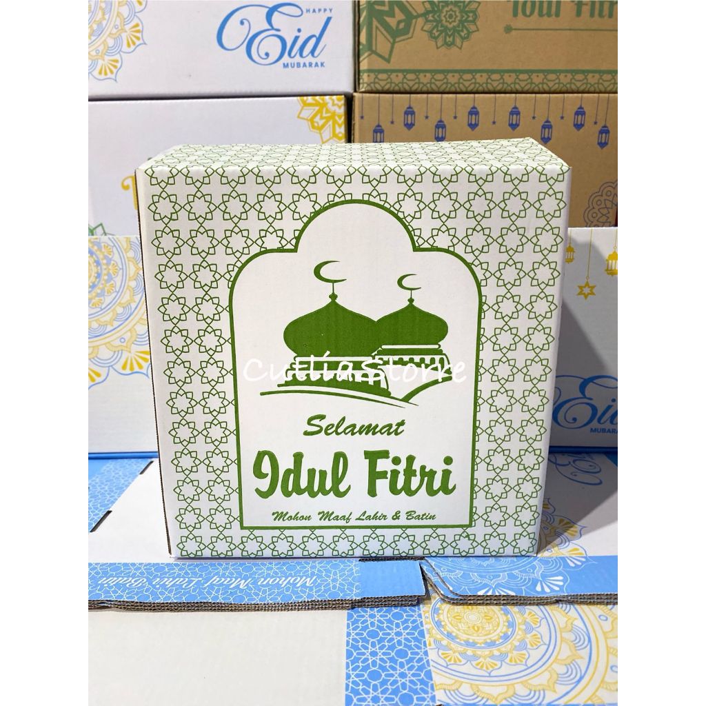 Box Parcel Edisi Lebaran  kardus Cokelat Parcel  Edisi Ramadhan  Kardus Sembako  31x21x31