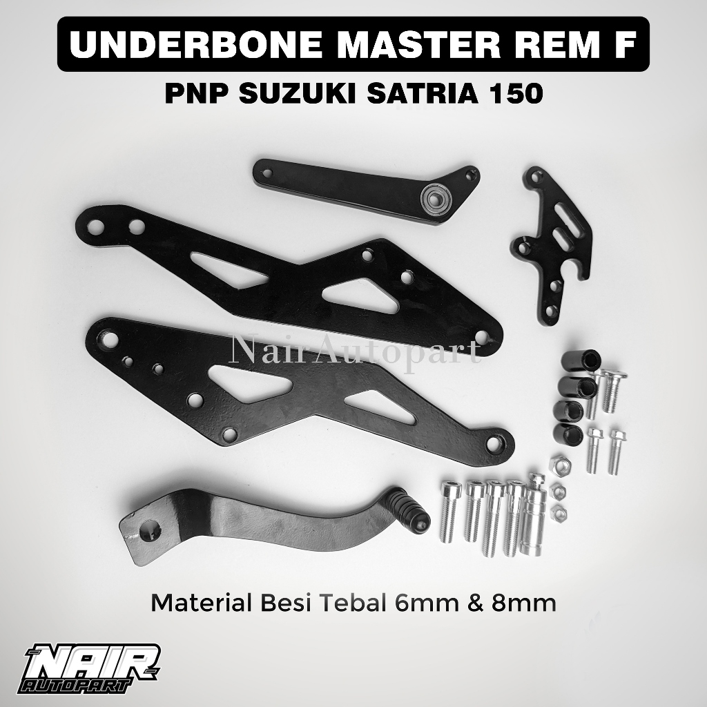 Satu Set Murah Underbone Custom Satria Fu 150 Karbu&Injeksi Model F Step Belakang Jalu Lipat / Under