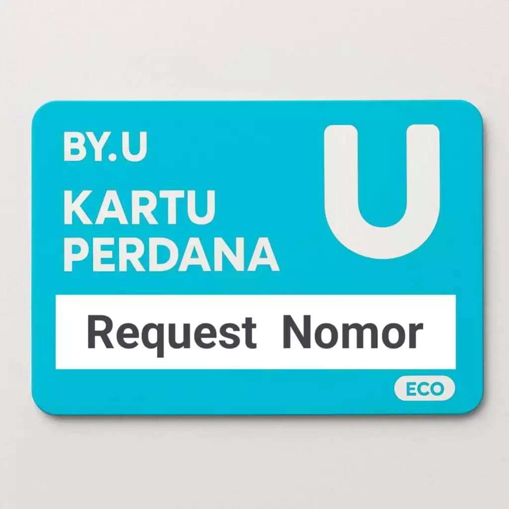 Kartu BY U Bisa Rikues Nomor / Kartu Nomor Random Aktif Selamanya