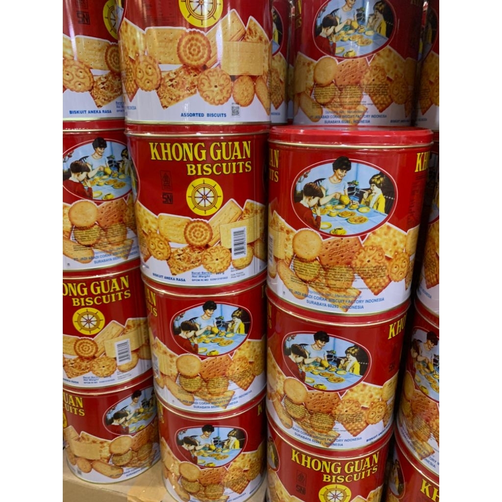 KHONG GUAN KALENG BULAT Merah
