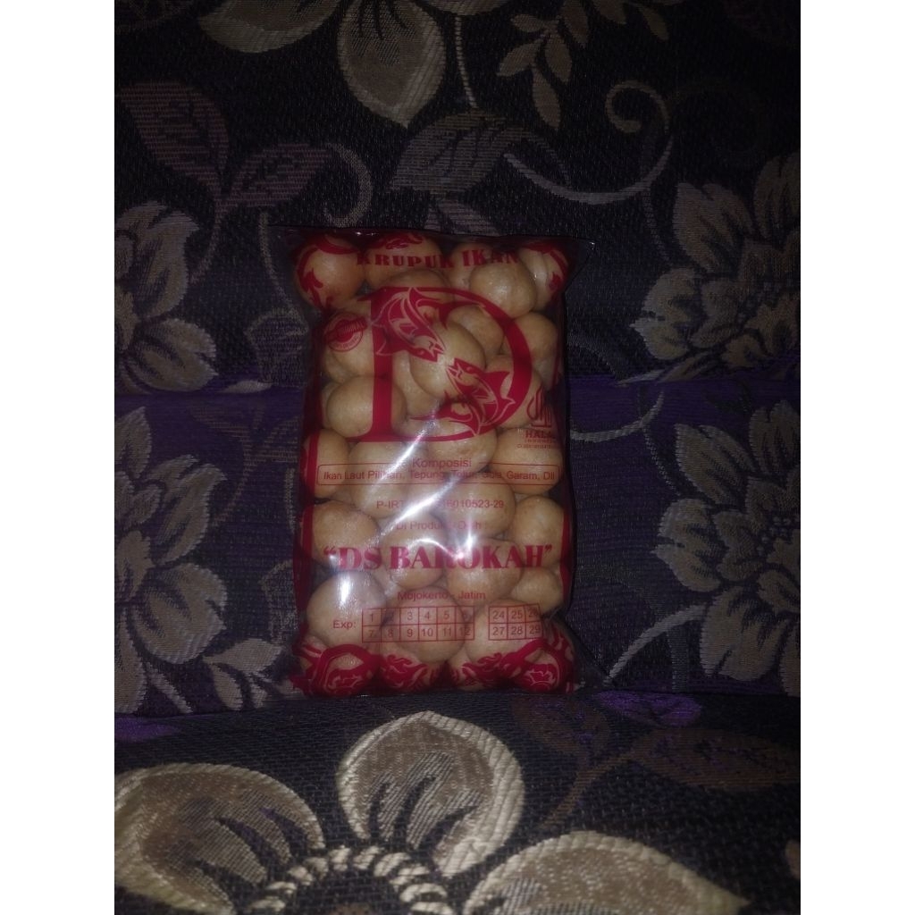 Kerupuk Ikan Tengiri Cap Dua Ikan Khas Mojokerto - Gurih, Renyah, Cemilan Sehat